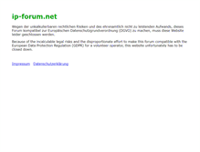 Tablet Screenshot of ip-forum.net